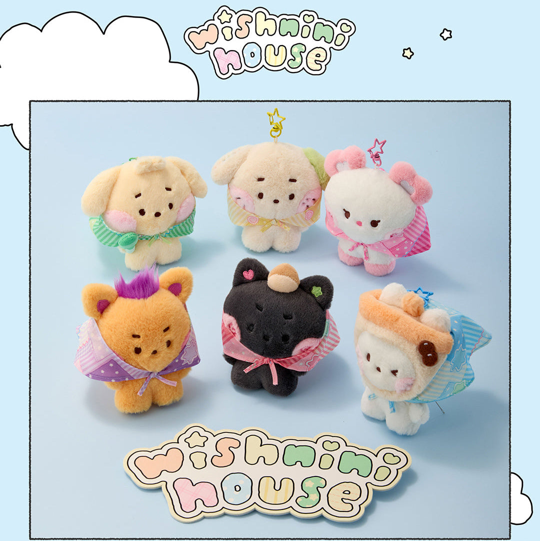 [PRE-ORDER] NCT WISH wishnini house POP-UP OFFICIAL MD SCARF PLUSH KEYRING
