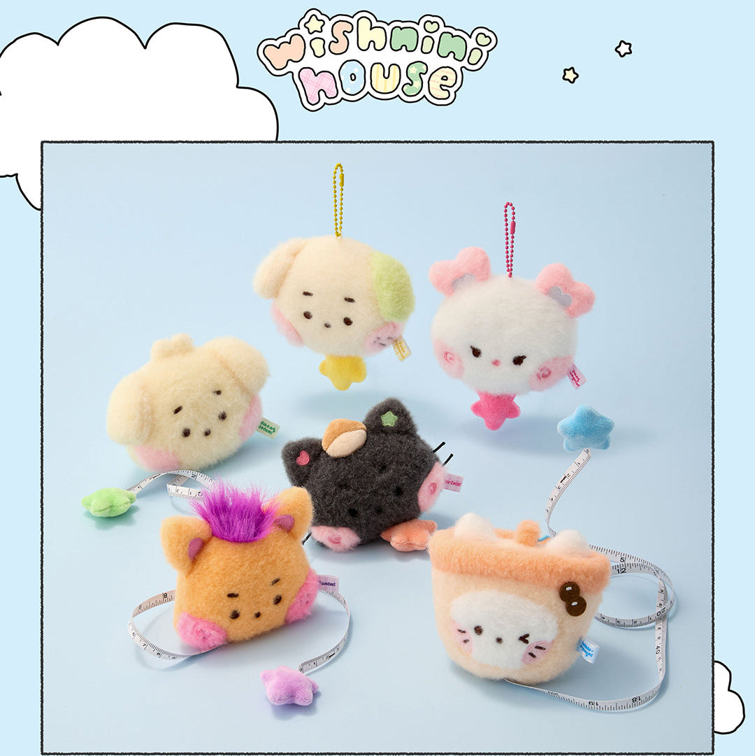 [PRE-ORDER] NCT WISH wishnini house POP-UP OFFICIAL MD MEASURING TAPE PLUSH KEYRING