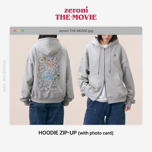 [PRE-ORDER] ZEROBASEONE Official MD zeroni POP-UP in SINSA HOODIE ZIP-UP (with photo card)