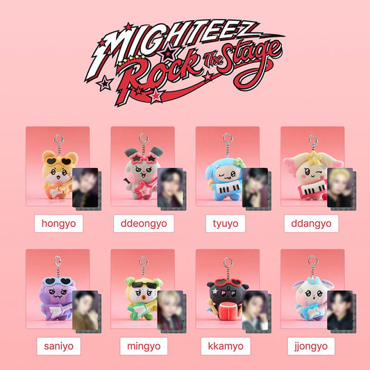 [PRE-ORDER EVENT] ATEEZ MIGHTEEZ Rock The Stage OFFICIAL MD ROCKSTAR PLUSH KEYRING