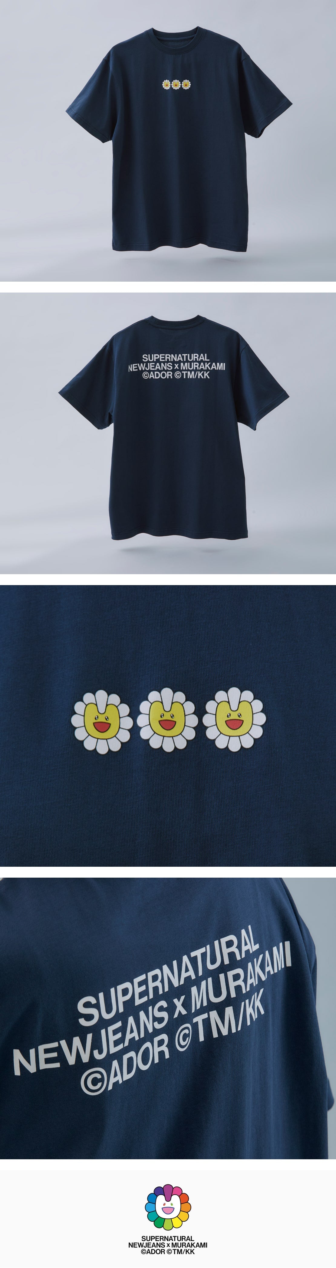 [PRE-ORDER] NewJeans Supernatural POP-UP NewJeans X MURAKAMI MD T-SHIRT