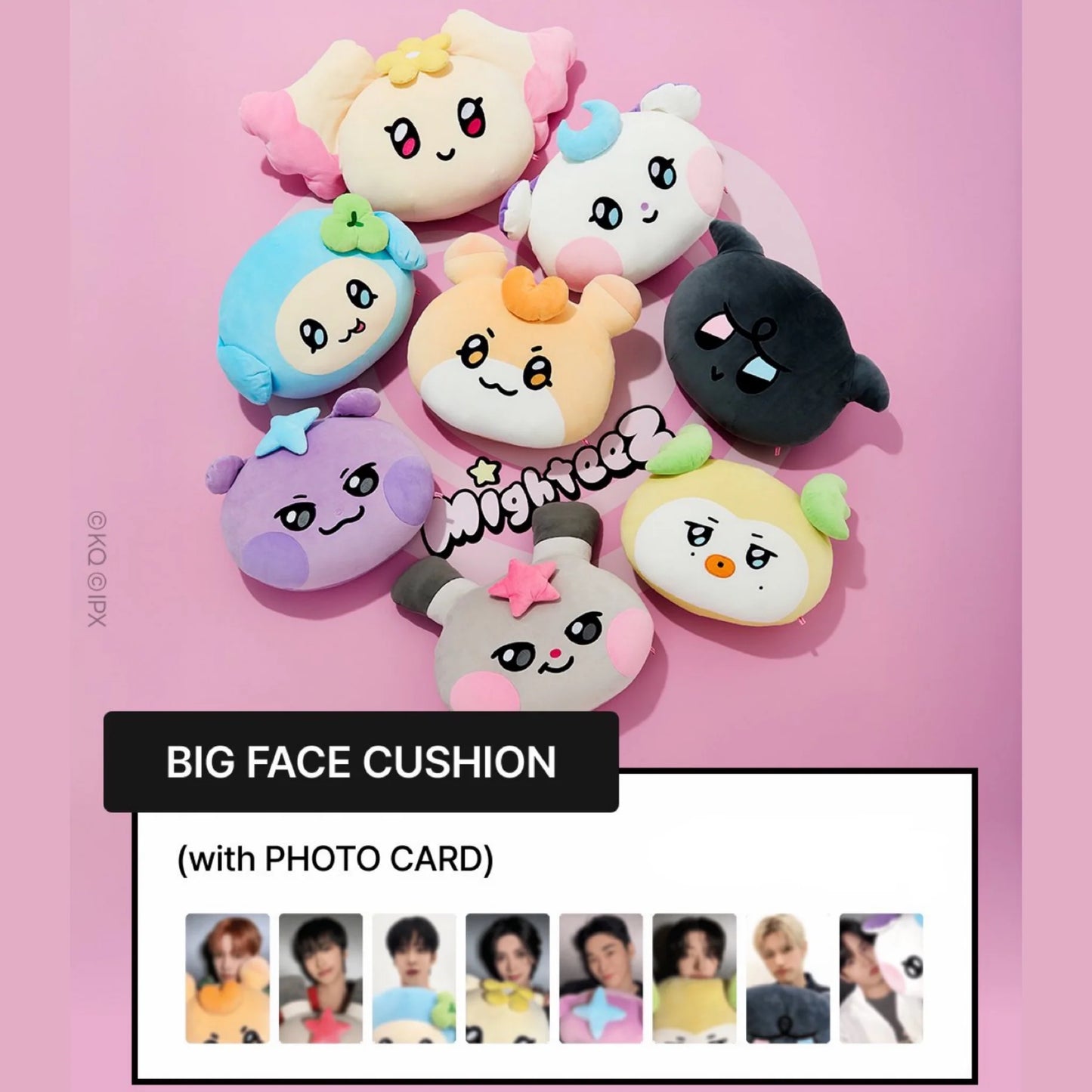 [PRE-ORDER] ATEEZ MIGHTEEZ POP-UP OFFICIAL MD BIG FACE CUSHION