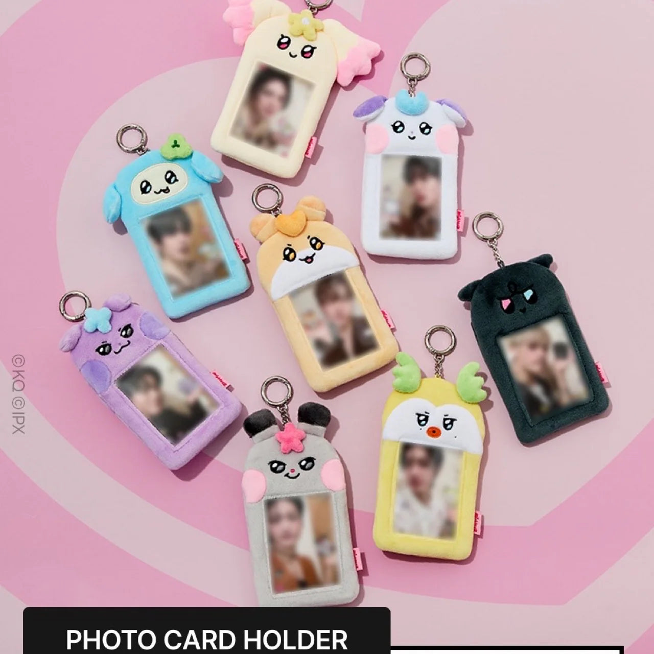 [PRE-ORDER] ATEEZ MIGHTEEZ POP-UP OFFICIAL MD PHOTO CARD HOLDER PLUSH KEYRING