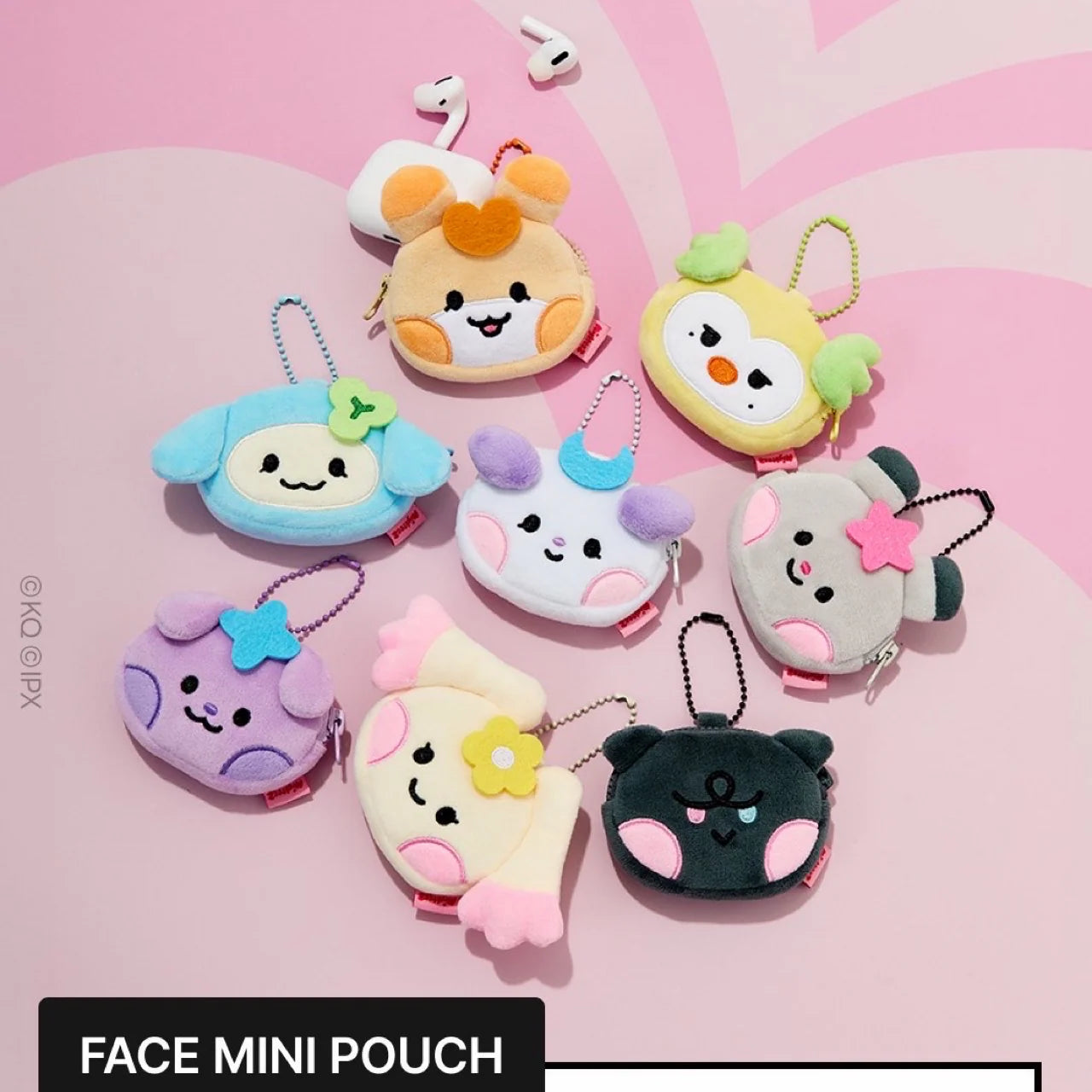 [PRE-ORDER] ATEEZ MIGHTEEZ POP-UP OFFICIAL MD FACE MINI POUCH