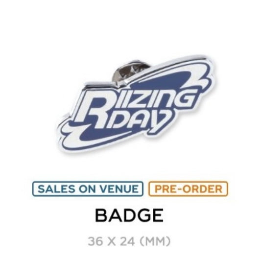 RIIZE FAN CONCERT RIIZING DAY OFFICIAL MD BADGE