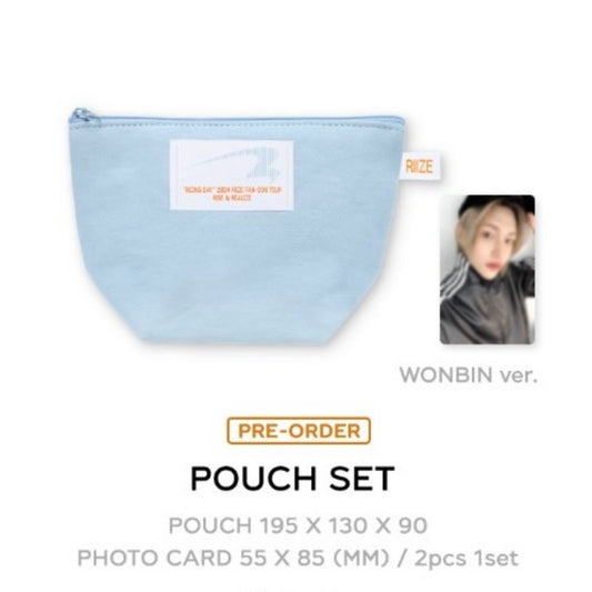 RIIZE FAN CONCERT RIIZING DAY OFFICIAL MD POUCH SET