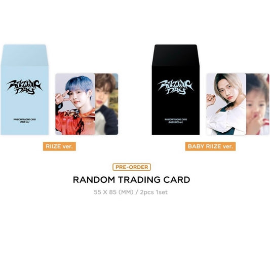 RIIZE FAN CONCERT RIIZING DAY OFFICIAL MD RANDOM TRADING CARD