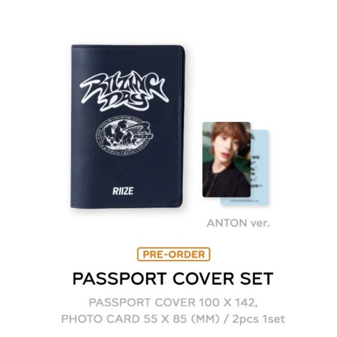 RIIZE FAN CONCERT RIIZING DAY OFFICIAL MD PASSPORT COVER SET