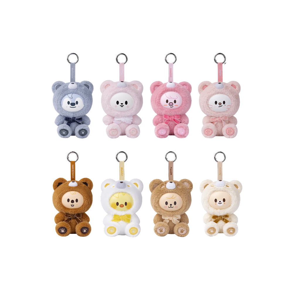 [FAST DELIVERY] Stray Kids SKZOO EVERYWHERE ALL AROUND THE WORLD in SEOUL POP-UP STORE OFFICIAL MD SKZOO SECRET KEYRING TOY Ver.