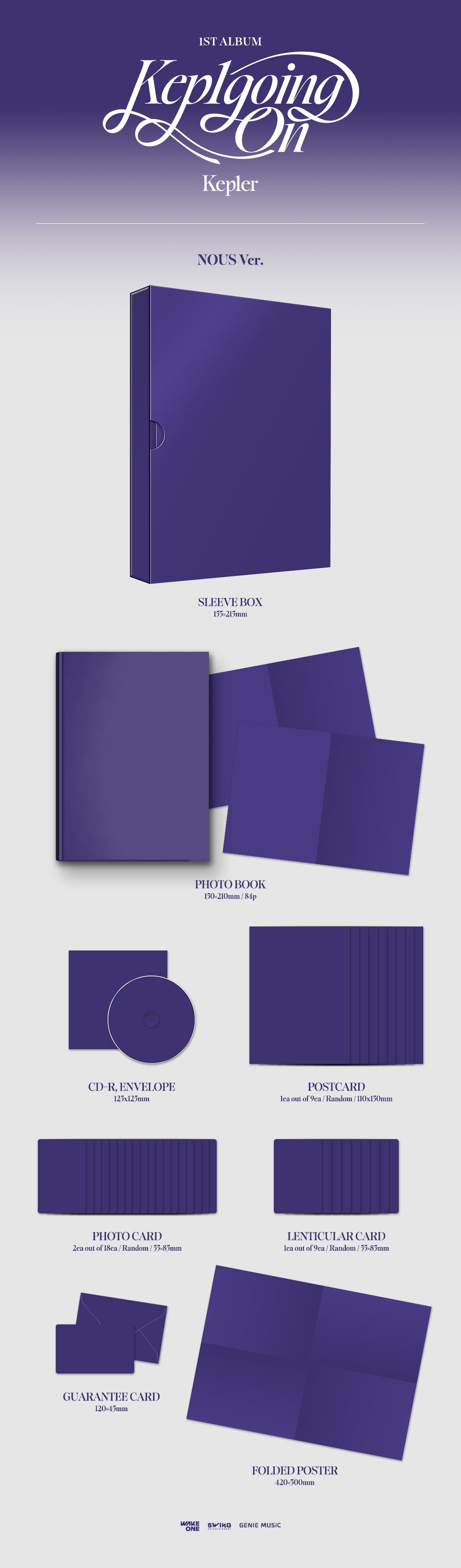 [PRE-ORDER BENEFIT] Kep1er 1st Album Kep1going On