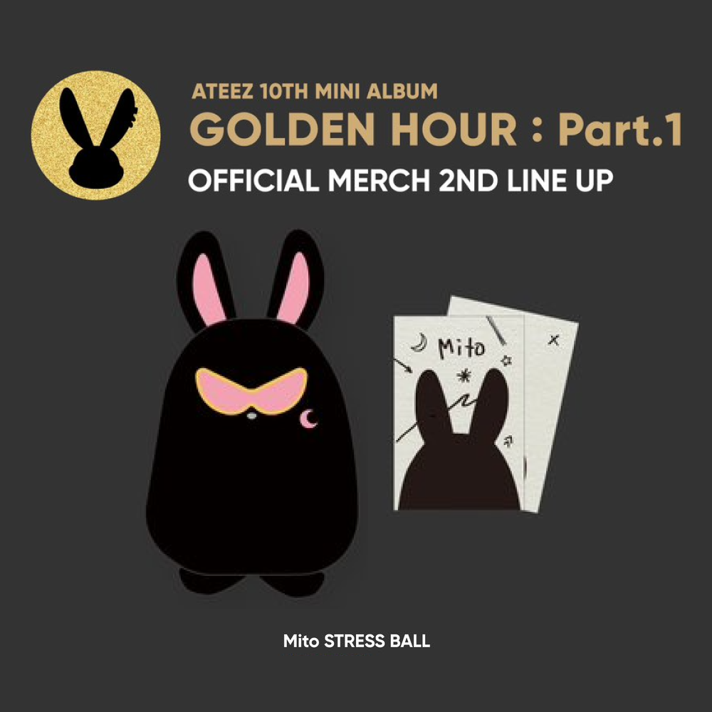 ATEEZ GOLDEN HOUR: Part.1 OFFICIAL MD Mito STRESS BALL