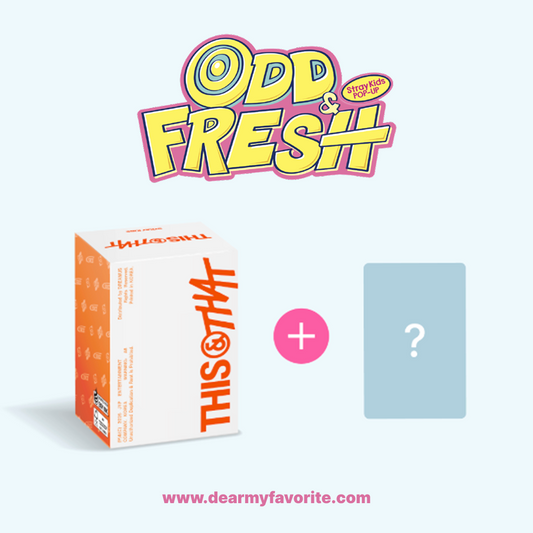 [PRE-ORDER BENEFIT] Stray Kids ODD & FRESH POP-UP Mini Album THIS & THAT MARKET SKZOO VER.