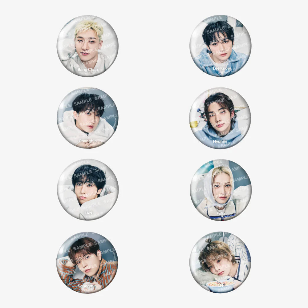 [PRE-ORDER EVENT] Stray Kids World Tour RUN IT JAPAN OFFICIAL MD PHOTO BADGE