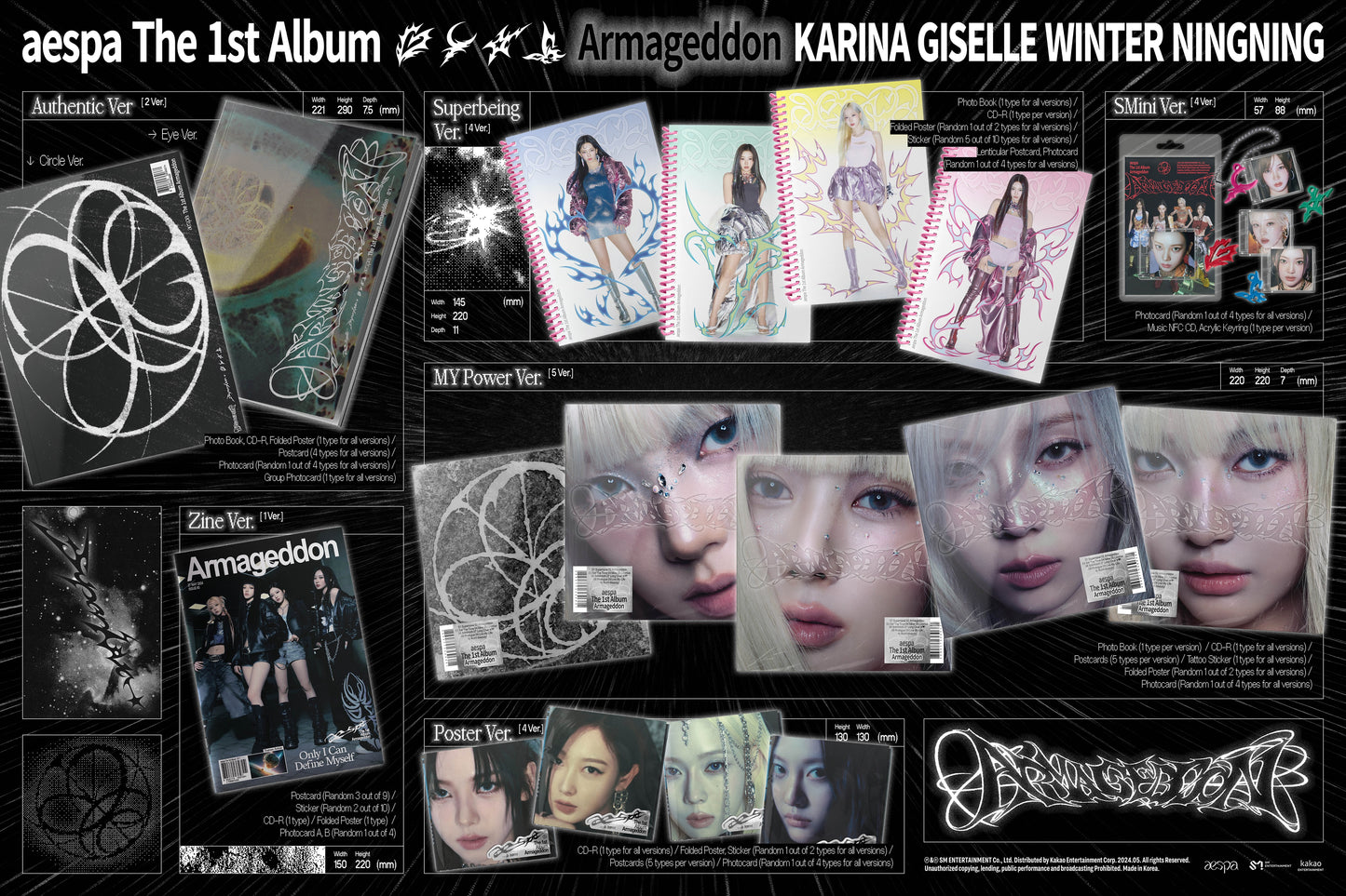 aespa The 1st Album Armageddon (MY Power Ver.)