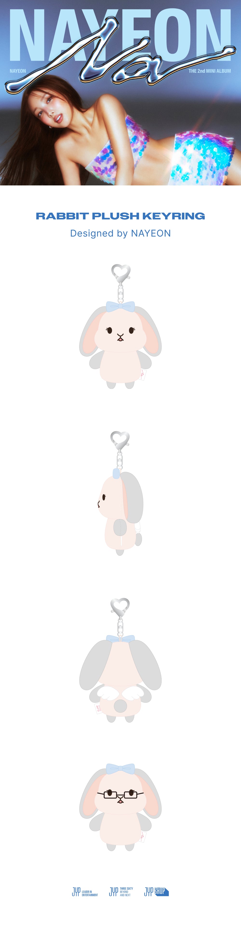 [PRE-ORDER EVENT] NAYEON ‘NA’ OFFICIAL MD RABBIT PLUSH KEYRING