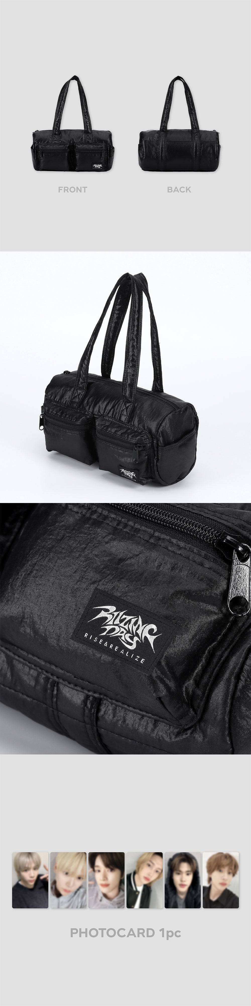 RIIZE FAN CONCERT RIIZING DAY OFFICIAL MD BAG SET (BLACK ver.)