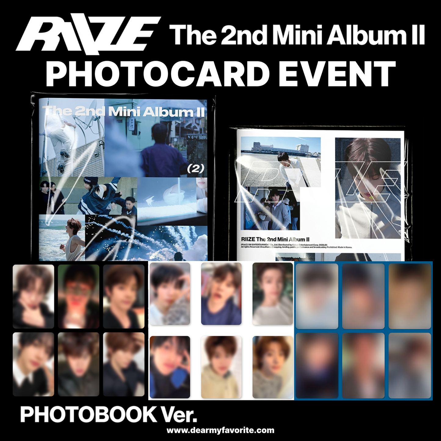 [PRE-ORDER BENEFIT] RIIZE 2nd Mini Album II (Photobook Ver.)