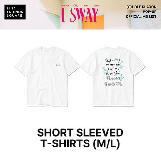 [PRE-ORDER] (G)I-DLE KLAXON POP-UP OFFICIAL MD SHORT SLEEVED T-SHIRT