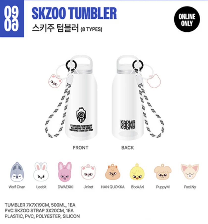 [PRE-ORDER] Stray Kids <KARMA> POP-UP STORE OFFICIAL MD SKZOO TUMBLER