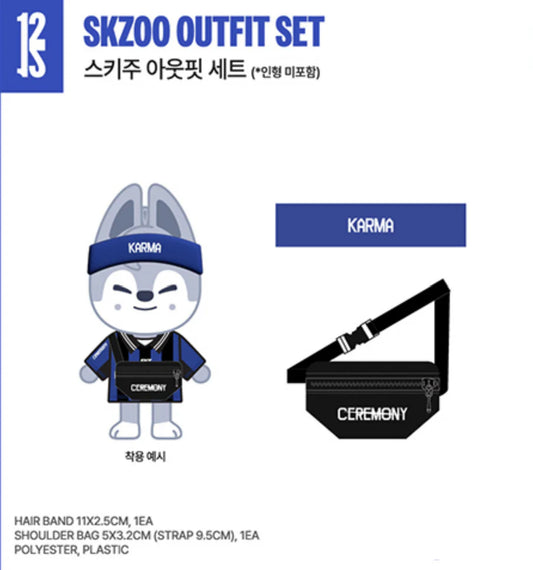 [PRE-ORDER] Stray Kids <KARMA> POP-UP STORE OFFICIAL MD SKZOO OUTFIT SET