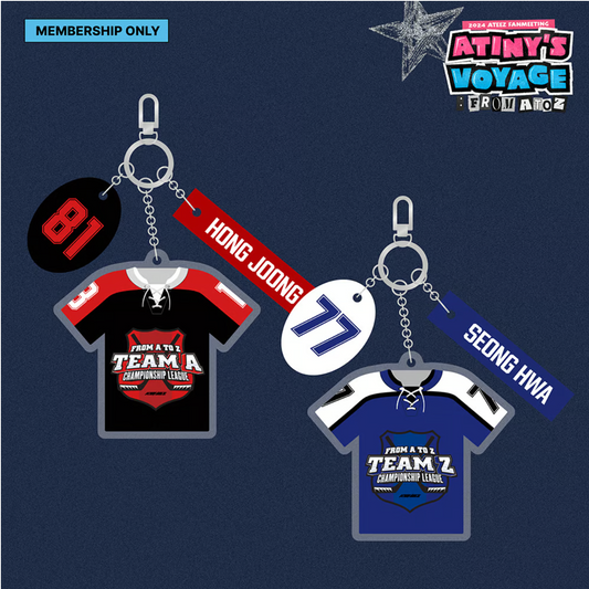 ATEEZ 2024 FANMEETING FROM A TO Z OFFICIAL MERCH ACRYLIC KEYRING