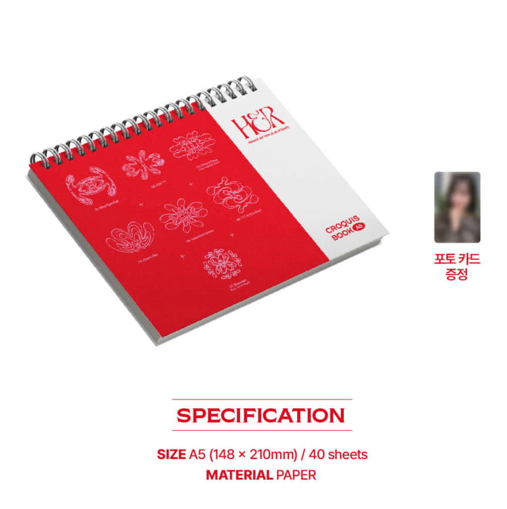 [PRE-ORDER EVENT] (G)I-DLE MINNIE HERS POP-UP STORE OFFICIAL MD CROQUIS BOOK