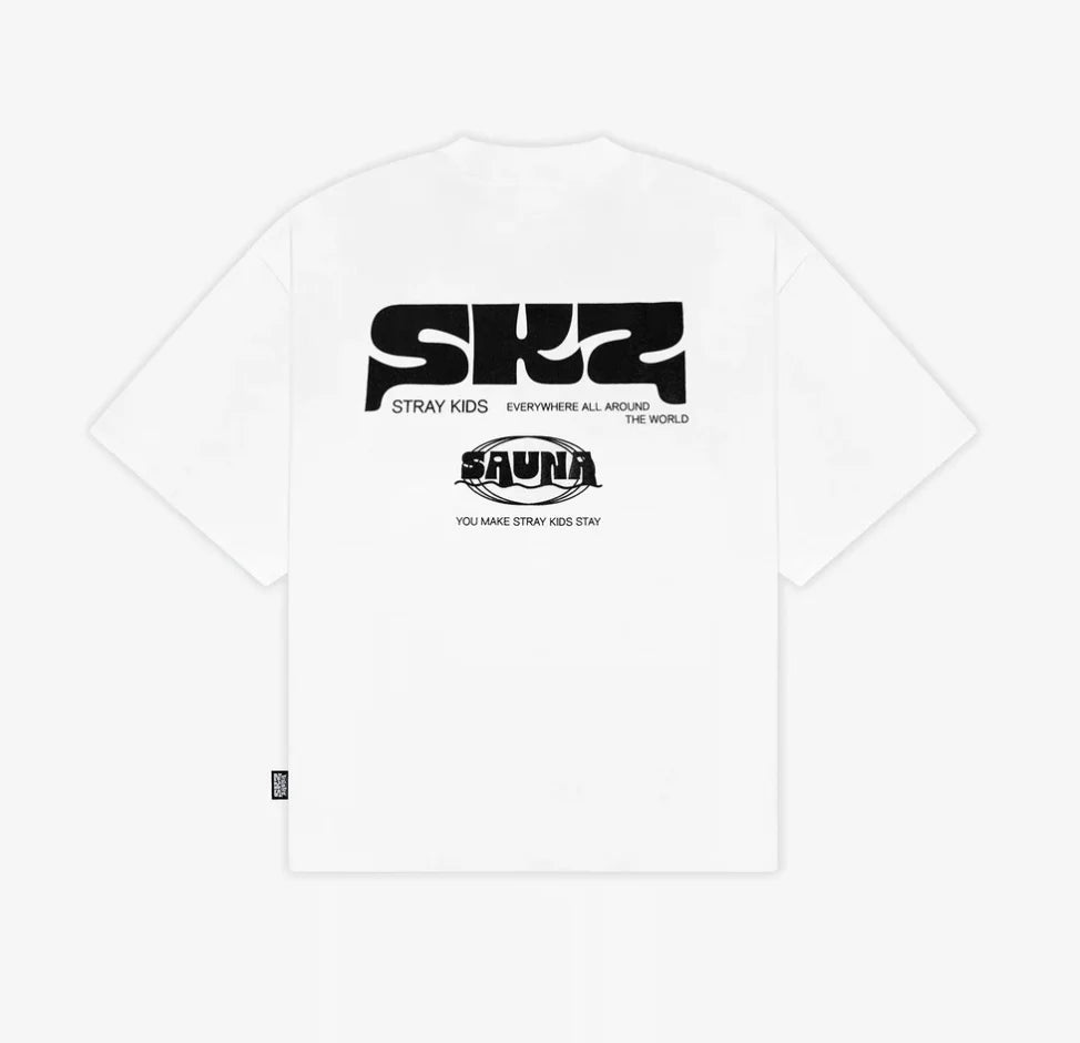 [PRE-ORDER EVENT] Stray Kids JAPAN POP UP STORE 2025 SKZ SAUNA OFFICIAL MD OVERSIZED T-SHIRT