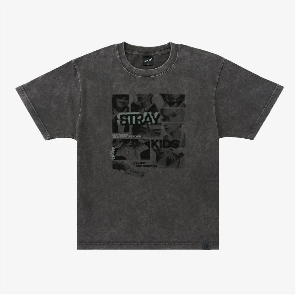 [PRE-ORDER EVENT] Stray Kids World Tour RUN IT JAPAN OFFICIAL MD PHOTO T-SHIRT