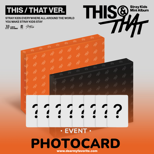 [PRE-ORDER BENEFIT] Stray Kids Mini Album THIS & THAT (THIS VER., THAT VER.)