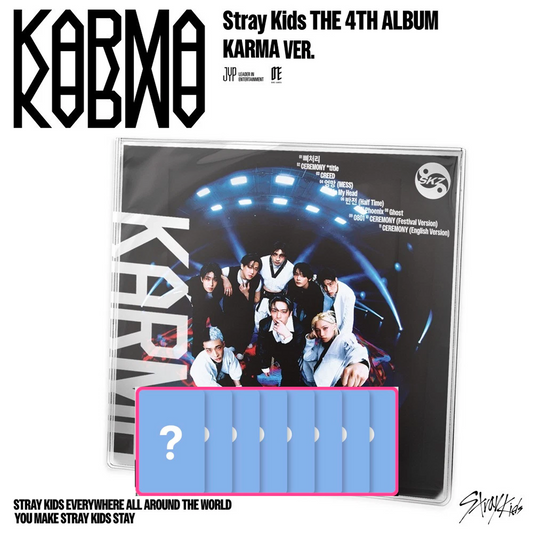 [PRE-ORDER BENEFIT] Stray Kids 4th Full Album KARMA (KARMA VER.) Limited ver.