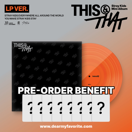 [PRE-ORDER BENEFIT] Stray Kids Mini Album THIS & THAT (LP VER.)