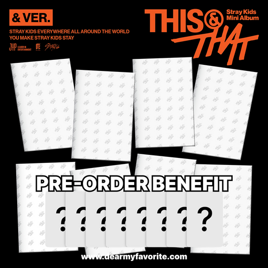 [PRE-ORDER BENEFIT] Stray Kids Mini Album THIS & THAT (& VER.)