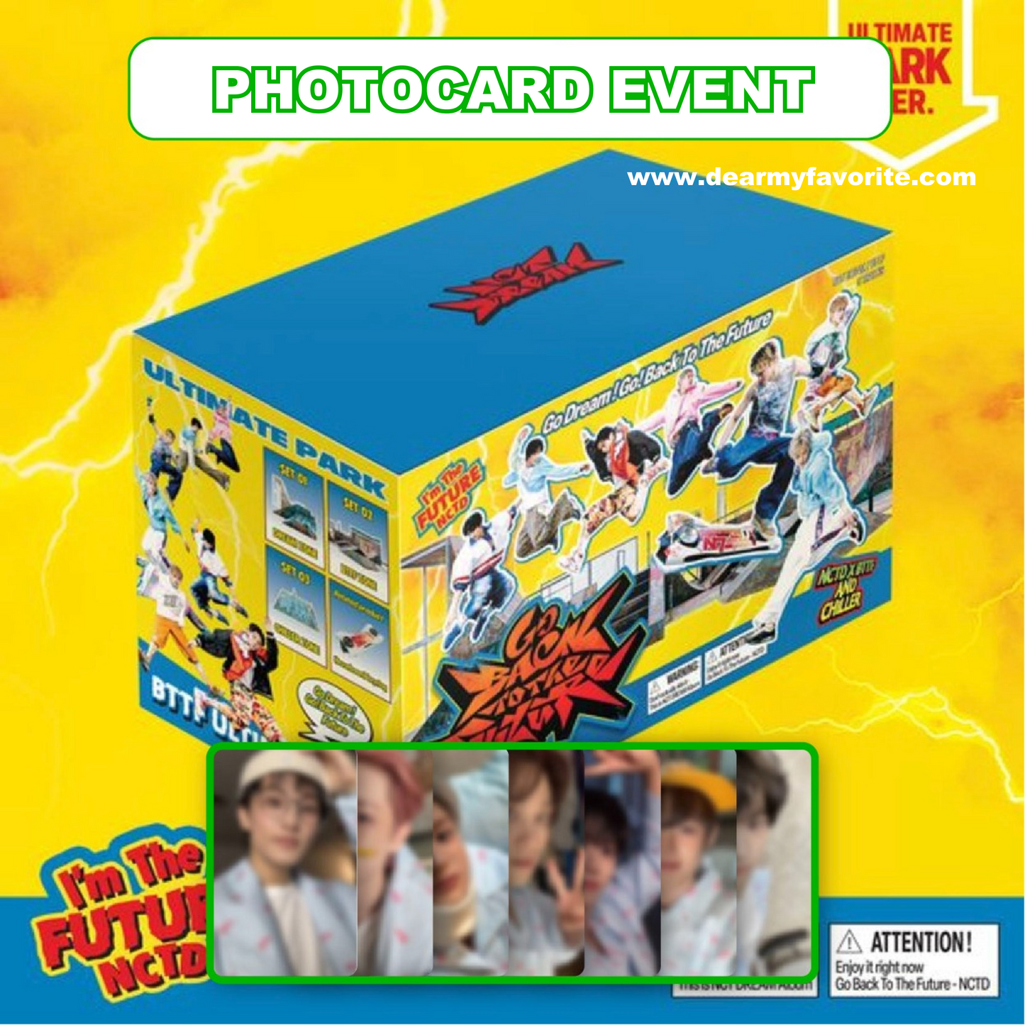 [PRE-ORDER BENEFIT] NCT DREAM 5th Album Go Back To The Future (Ultimate Park Ver.)