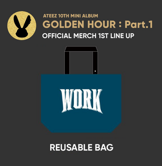 ATEEZ GOLDEN HOUR: Part.1 OFFICIAL MD REUSABLE BAG