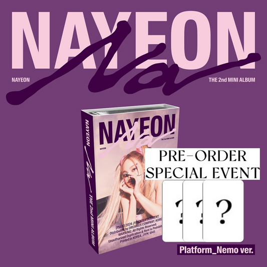 [PRE-ORDER BENEFIT] NAYEON THE 2nd MINI ALBUM NA Platform_Nemo ver.