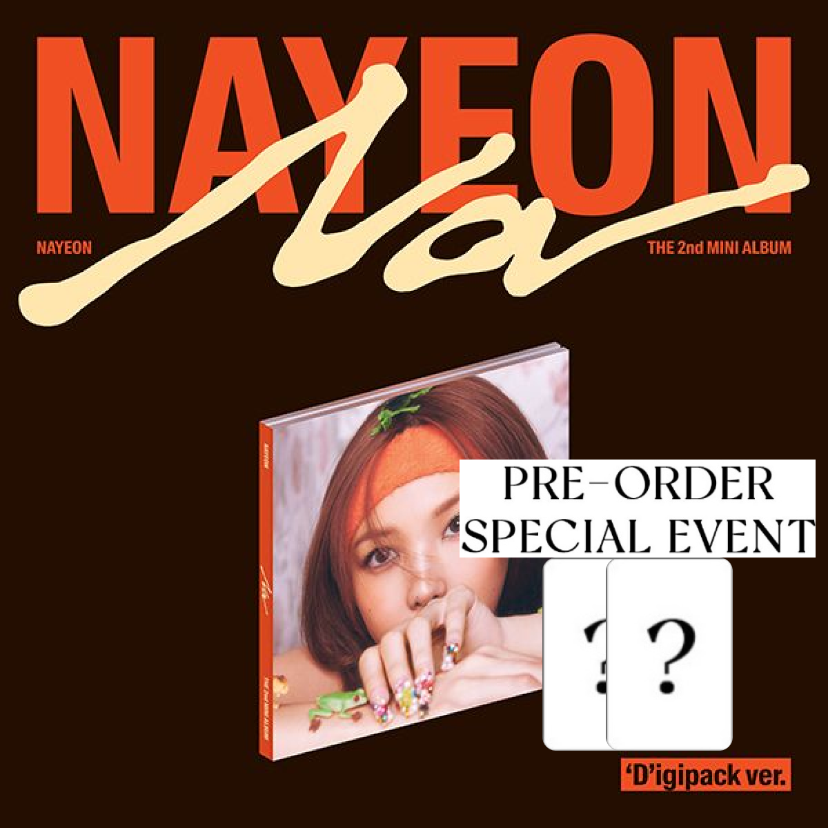 [PRE-ORDER BENEFIT] NAYEON THE 2nd MINI ALBUM NA Digipack ver.