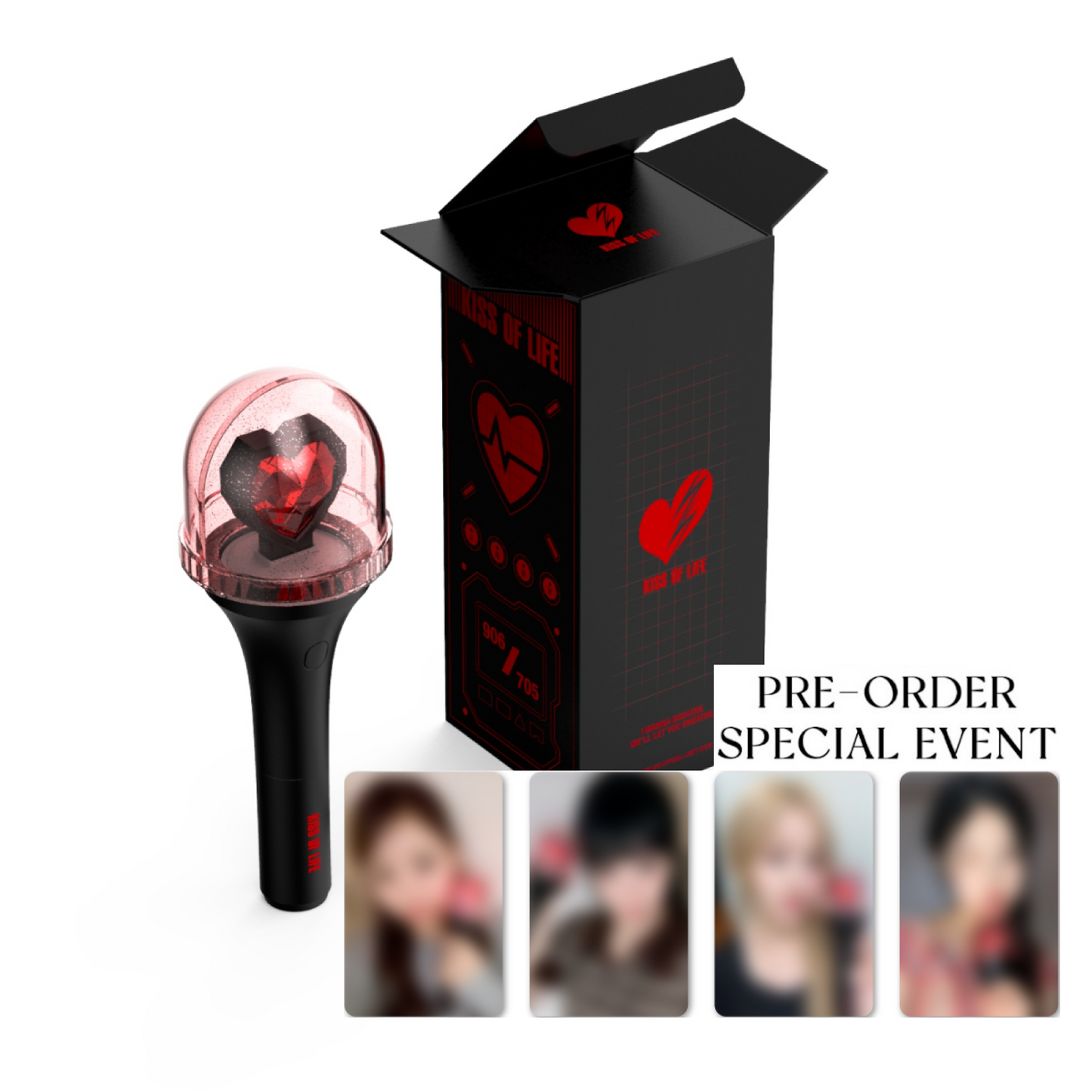 [POB] KISS OF LIFE OFFICIAL LIGHT STICK