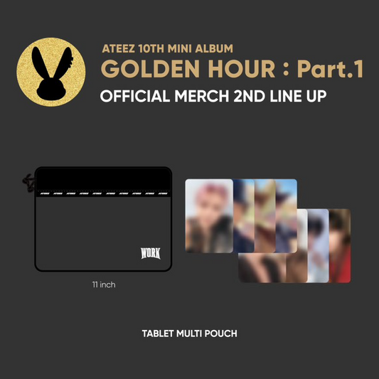 ATEEZ GOLDEN HOUR: Part.1 OFFICIAL MD TABLET MULTI POUCH