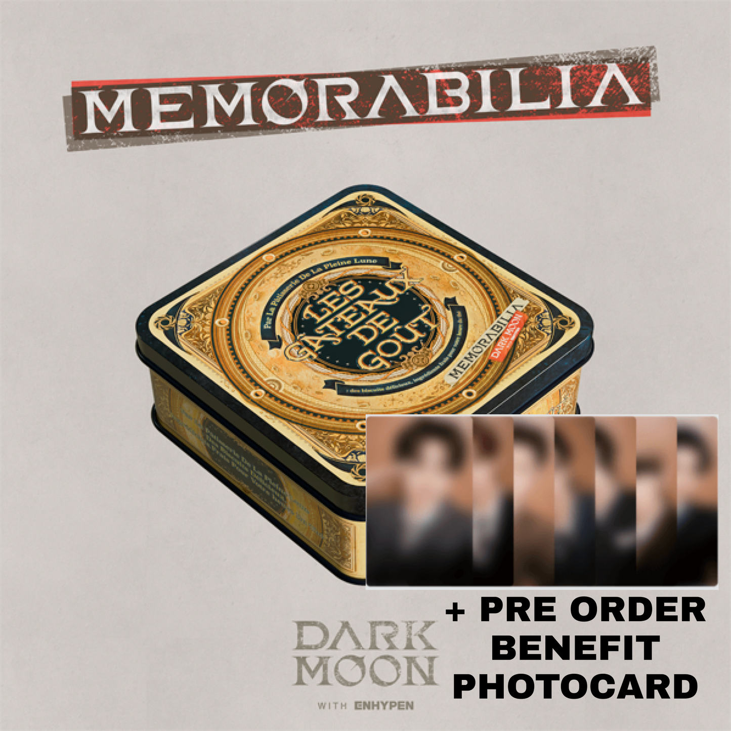 [PRE ORDER BENEFIT] ENHYPEN DARK MOON SPECIAL ALBUM MEMORABILIA (Moon Ver.)