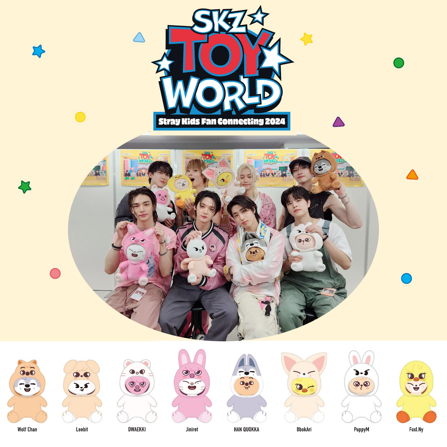 Stray Kids SKZ TOY WORLD SKZOO SOFT TOY (PLUSH)