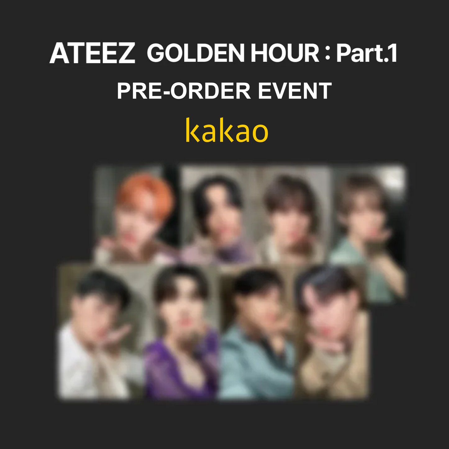 [PRE ORDER BENEFIT] ATEEZ 10th Mini Album GOLDEN HOUR : Part.1