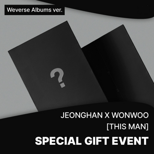 [PRE-ORDER BENEFIT] SEVENTEEN JEONGHAN X WONWOO 1st Single Album THIS MAN Weverse Albums Ver.