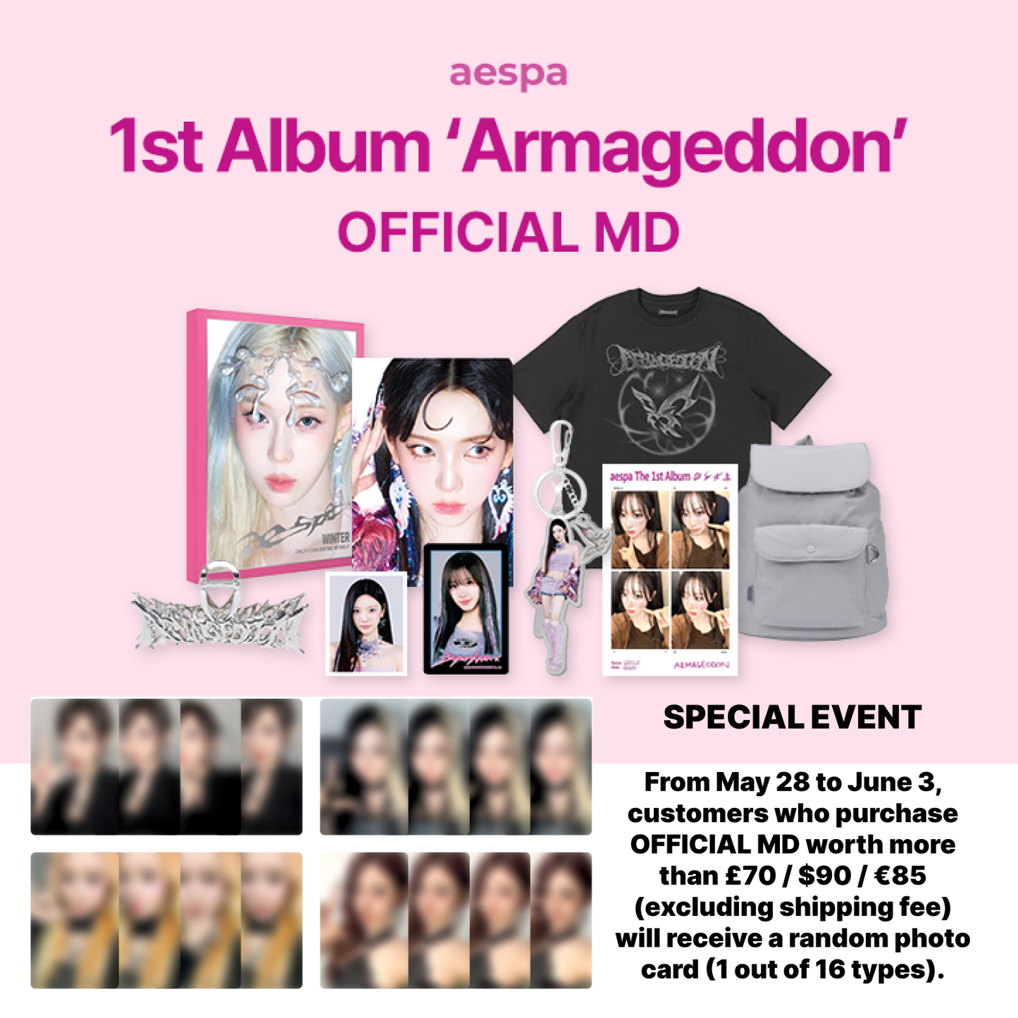 [PRE-ORDER] aespa The 1st Album [Armageddon] OFFICIAL MD PERFUME