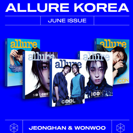 ALLURE MAGAZINE KOREA JUNE 2024 SEVENTEEN JEONGHAN WONWOO