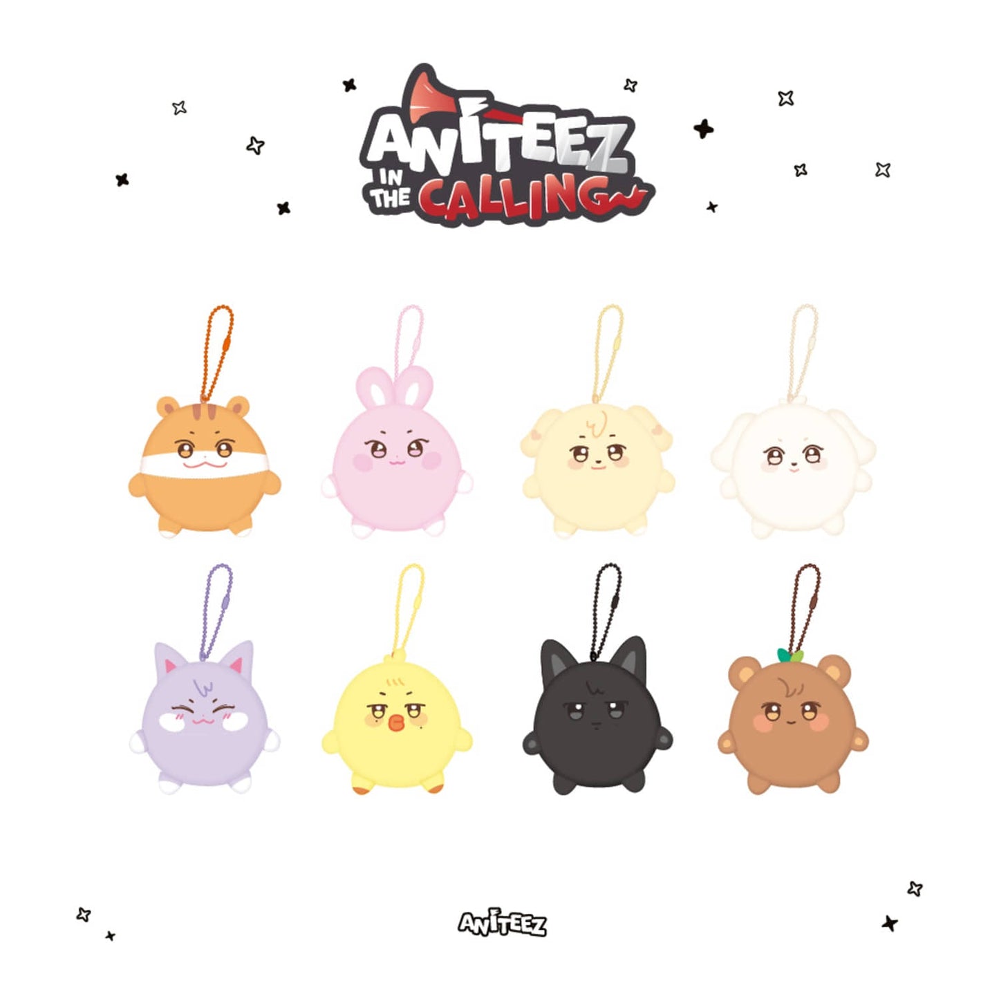 [FAST DELIVERY] ATEEZ X ANITEEZ IN THE CALLING OFFICIAL MD STRESS BALL