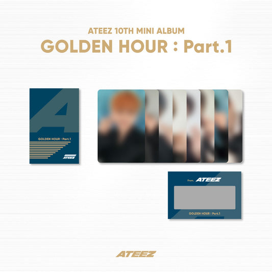 ATEEZ GOLDEN HOUR: Part.1 OFFICIAL MD PHOTO & SCRATCH CARD A SET