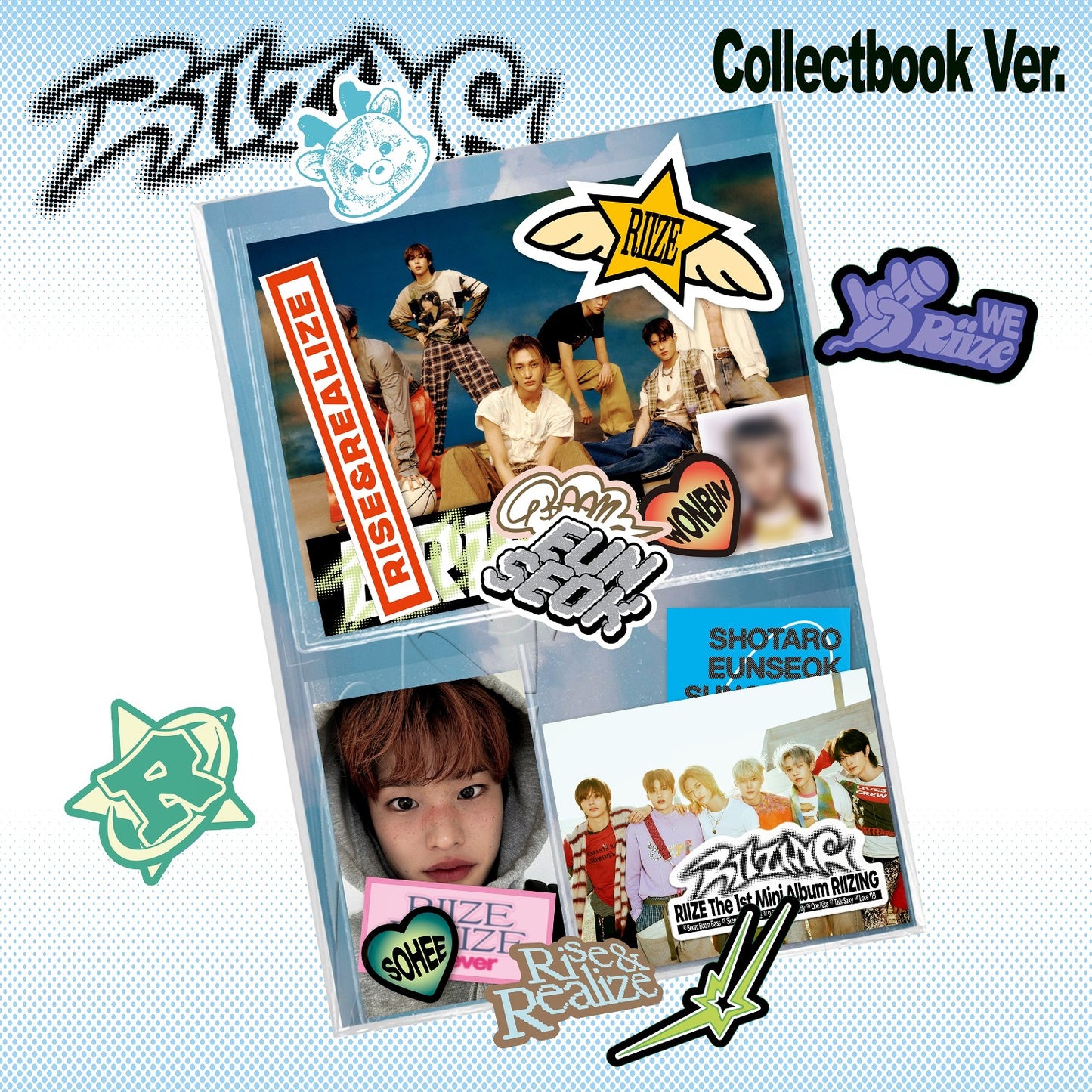 [POB] RIIZE 1ST MINI ALBUM RIIZING (Collect Book Ver.)