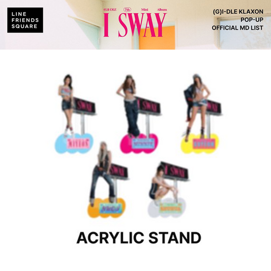 [PRE-ORDER] (G)I-DLE KLAXON POP-UP OFFICIAL MD ACRYLIC STAND