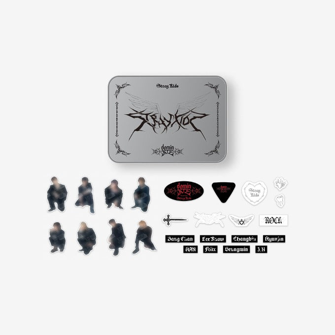 [PRE-ORDER] Stray Kids dominATE SEOUL OFFICIAL MERCH TIN CASE REUSABLE STICKER PACK