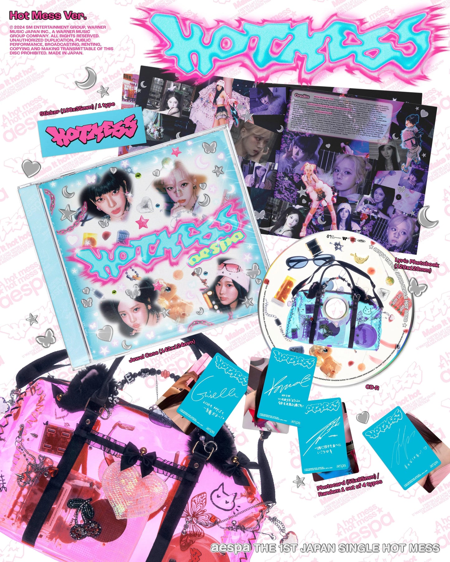 [Pre-Order Benefit] aespa 1st Japanese Single Album Hot Mess